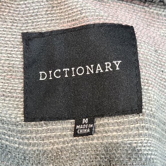 DICTIONARY AZTEC LONG HOODED CARDIGAN DUSTER SIZE MEDIUM - Picture 9 of 9